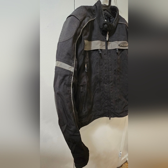 Harley Davidson Men's FXRG Textile Motorcycle Jacket Black Size Small - Picture 2 of 12